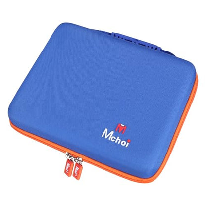 Shockproof Carrying Case for Hot Wheels 20 Cars, Case Only (Blue, Yellow, Orange Zipper) - color: Blue, Yellow, Orange Zipper