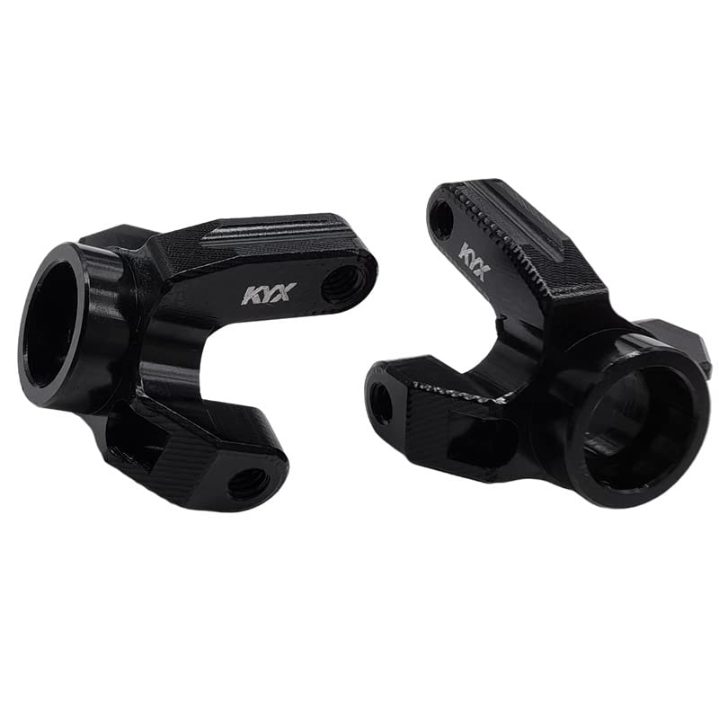 KYX Racing Aluminum Front Steering Knuckle Upgrades Parts Accessories for 1/18 RC Crawler Car LOSI Mini-B Brushed Mini-T Buggy