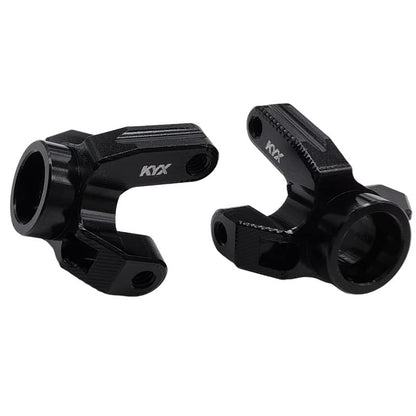 KYX Racing Aluminum Front Steering Knuckle Upgrades Parts Accessories for 1/18 RC Crawler Car LOSI Mini-B Brushed Mini-T Buggy
