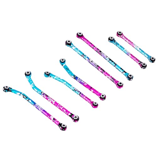 Splash Anodizing Aluminum High Clearance Chassis Links Set for Redcat Ascent-32 1/32 RC Crawler Car Upgrades - style: Aluminum