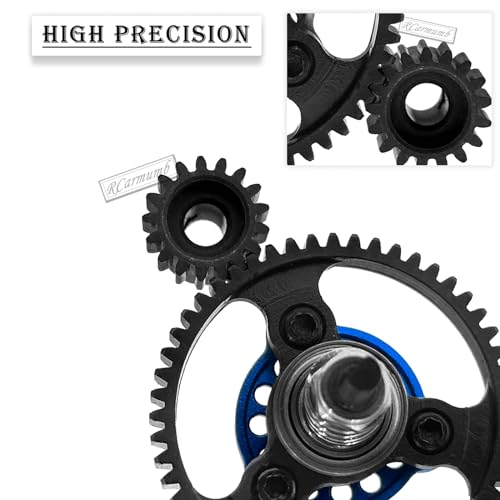 RC 50T Slipper Clutch Eliminator Differential Locker Gear Upgrades Part for Slash Rustler Stampede 4X4/4x4 VXL,50T Spur Gear with Pinions Gears Set(15T 17T 19T),#6878,Navy Blue - color: Navy Blue(50T)