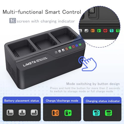 Mavic 3 Battery Charger for DJI Mavic 3 pro Enterprise Classic Cine Thermal Drone Battery Pack 200W Fast Charging Station Hub with Charge Discharge Storage - size: Mavic 3/3 pro