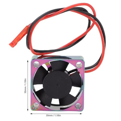 RC ESC For DC7V RC Car Heatsink Aluminum Alloy 28000 High Speed Motor Cooling Fan Repair And Replacement Parts