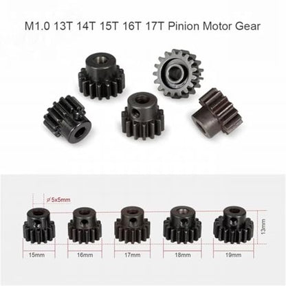 Compatible with Zd for Racing 9020-V3 9021-V3 9203 1/8 Rc Car Parts 5Pcs 8195 Pinion Motor Gear RC Assortment