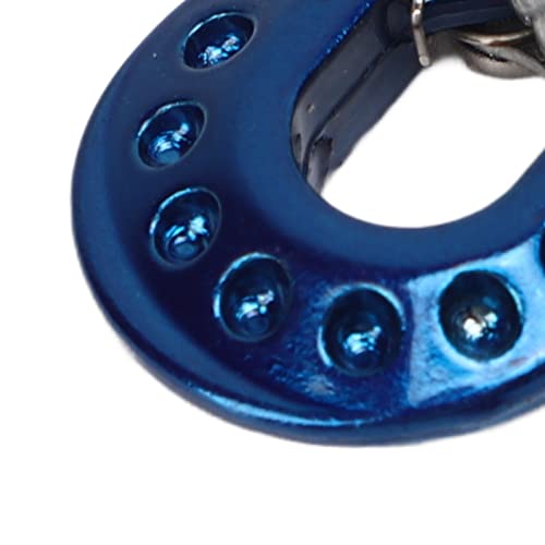 RC Winch Trailer Hook Set 2Pcs, Aluminum Alloy | Simulation Tow Hook | 1/10 Crawler Truck | SCX10 D90 Compatible| 18.5x11.5mm/0.7x0.5in(Blue) - color: Blue
