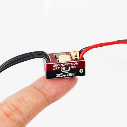 furitek MicroSilk 2025 Brushless Power System with MicroPython and Mini KMD - Remote Control Car, RC Cars, RC Crawler Electronics Combo Upgrade (HELIDIRECT) (Axial SCX24 (FUR-2632))