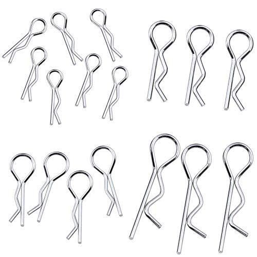 Replacement Part For 100pcs/pack Stainless Body Shell Clip Pin For RC 1/16 Car Buggy Truck Vehicles Car Shell Latch - (Color: A)