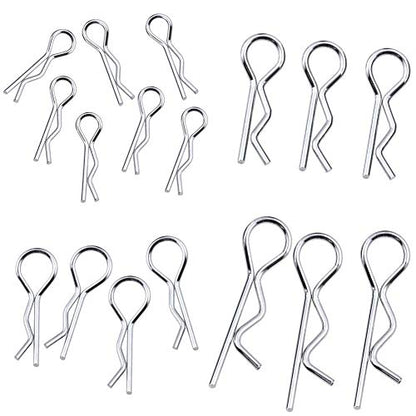 Replacement Part For 100pcs/pack Stainless Body Shell Clip Pin For RC 1/16 Car Buggy Truck Vehicles Car Shell Latch - (Color: A)