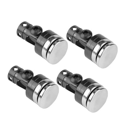 Generic 4PCS Aluminum Body Post Mount Body Post Mount for SCX10 1 10 RC Car (Black) - color: Black