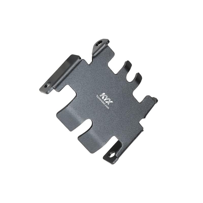 KYX Racing Stainless Steel Chassis Protective Plate Skid Plate Guard Chassis Guard Board Front Rear Axle Guard Plate Upgrades Accessories for 1/18 RC Crawler Car Traxxas TRX4M