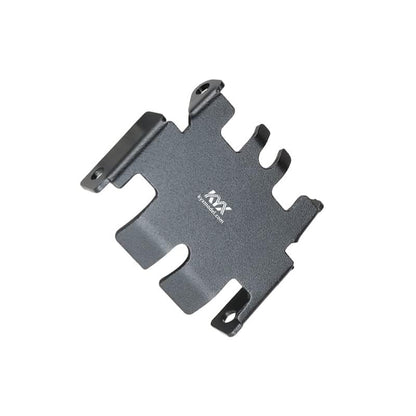 KYX Racing Stainless Steel Chassis Protective Plate Skid Plate Guard Chassis Guard Board Front Rear Axle Guard Plate Upgrades Accessories for 1/18 RC Crawler Car Traxxas TRX4M