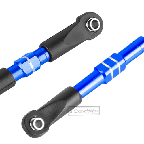 RC Turnbuckles Camber Link Upgrades Part for 1/16 Mini Slash 70054-1,Aluminium Adjustable Front and Rear Toe Links Push Rods,Navy Blue