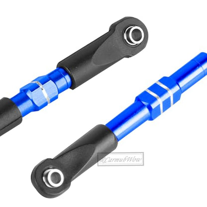 RC Turnbuckles Camber Link Upgrades Part for 1/16 Mini Slash 70054-1,Aluminium Adjustable Front and Rear Toe Links Push Rods,Navy Blue