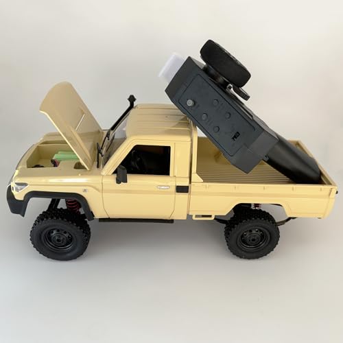 RC Truck 1/12 RC Rock Crawler 4x4 Toyota Land Cruiser All Terrain RTR | Remote Control Crawler Pickup Off Road 2.4GHz 280 Motor Proportional Throttle Steering for Adult MN-82