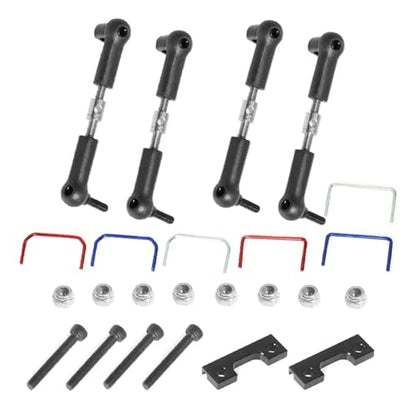RC Upgrade Accessories for Traxxas for Slash for E-Revo 1/16 RC Car Front and Rear Wide Sway Bar Anti Roll Bar Kit Upgrade Parts Accessories