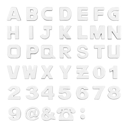 40PCS Custom Car Decal, 3D Chrome Letters Emblem, DIY Adhesive Number Symbol Badge, Vehicle Logo Stickers and Decals for Car Side Rear Trunk and Wall Decor Outdoor, Automotive Accessories