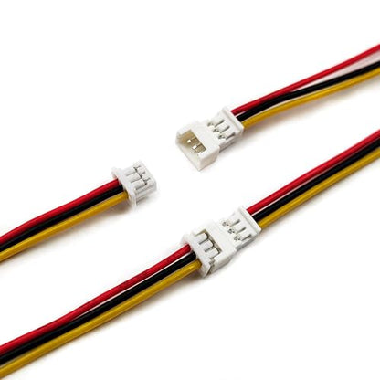 10 Pairs JST Connectors 1.25mm 3 Pin Micro Male and Female Connector Plug with 3.9inch(100mm) UL1571-26AWG Cable Wires Kit