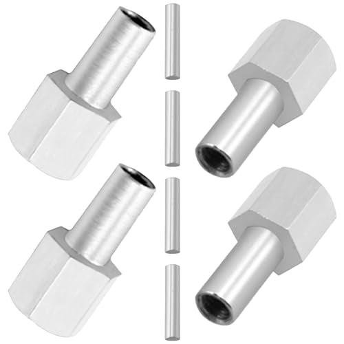Alloy 12mm Wheel Hex Hub 15mm/20mm/25mm Offset Extension Drive Adapter Compatible with Axial SCX10 Wraith Gen7 Gen8 D90 Jeep Wrangler 1/10 RC Crawler (15mm) - size: 15mm