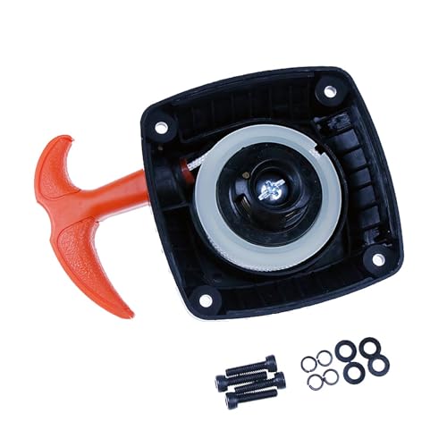 32CC 35CC 36CC Engine Easy-Start Dustproof Pull Starter (Orange) | for 1/5 HPI ROFUN ROVAN KM Baja LT FG GoPed RedCat Rc Parts - color: Orange
