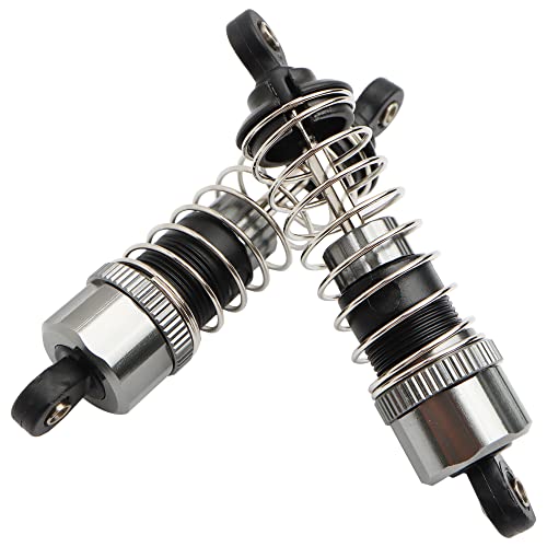2 Pieces M16100A RC Aluminum Capped Shocks Absorber Assembly Spare Parts for 1:16 16889 16890 16890A 16889A HM161 RC Trucks - color: 2 Pcs