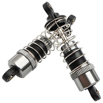 2 Pieces M16100A RC Aluminum Capped Shocks Absorber Assembly Spare Parts for 1:16 16889 16890 16890A 16889A HM161 RC Trucks - color: 2 Pcs