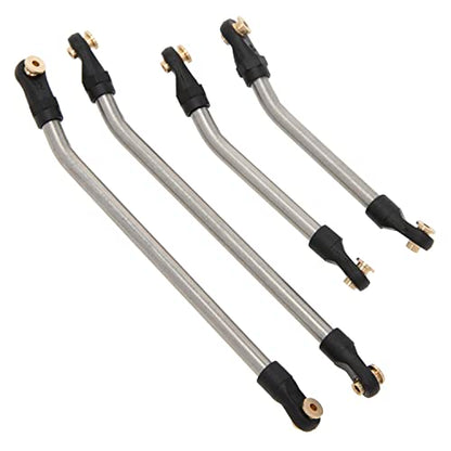 MEUS Racing SCX24 Links High Clearance Chassis Links Steering Links Set 10pcs 155mm Wheelbase for SCX24 Gladiator AXI00005 1/24 RC Crawler Car - size: 155mm