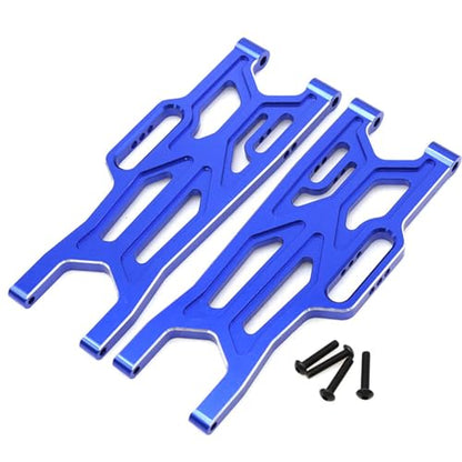 Aluminum Front Lower Suspension Arms Set Compatible for Arrma 1/10 Kraton/Outcast 4x4 4S V2 BLX RC Truck Upgrade Parts L/R Suspension Arms Swing Arm Replacement ARA330711 - color: blue, size: Front Lower