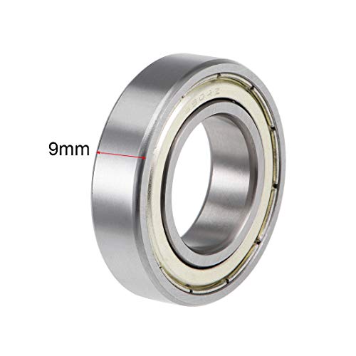 uxcell 6904ZZ Deep Groove Ball Bearings Z2 20mm X 37mm X 9mm Double Shielded Carbon Steel 2pcs - size: 20mmx37mmx9mm
