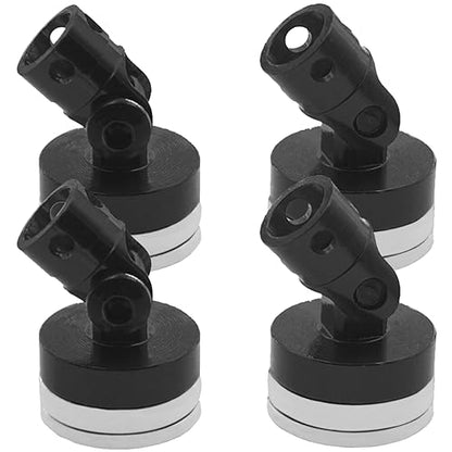 ShareGoo 4PCS RC Magnetic Body Post,Alloy Magnetic Stealth Invisible Body Shell Mount Column Compatible with HSP Redcat Himoto Traxxas SCX10 4WD 1/10 RC Car (Black)