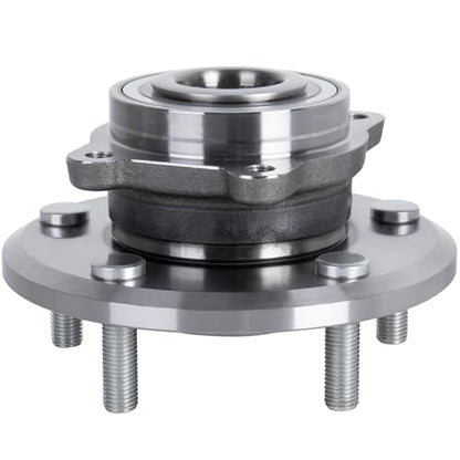512360 Rear Wheel Bearing Hub Assembly ABS 5 Lugs 2 PCS | Fits 2008-2012 Dodge Grand Caravan, Rear Automotive Replacement Wheel Hub Bearing Assembly with ABS Sensor - size: 512360/2PCS