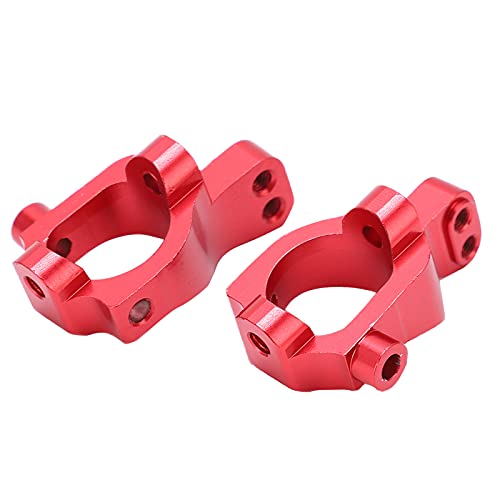 Block C Hub Carrier Aluminum Alloy RC Performance Upgrade Parts Sturdy Durable Caster Blocks for LOSI 22S SCT 1/10 Rear Drive Short Card (Red) - size: Red, style: Red