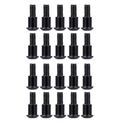 20PCS M3x4x10mm Hex Buttonhead Incision Kingpin Shoulder Screws for Axial SCX10 AR44 AR45 Capra Axle Vanquish F10 H10 Optic Axle (Black) - color: Black