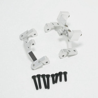 2 Set RC Car Parts: 1 Set 150Mm Servo Extension Lead Wire JR Cable & 1 Set Metal Pull Rod Base Axle Up Servo Bracket - (Color: Chocolate)