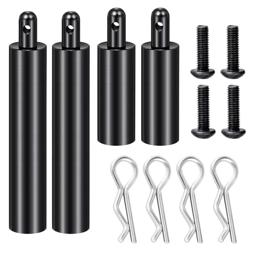 MOHERO 4Pcs Front and Rear Body Post Set RC Car Shell Holder Mounts for Ta-mi-ya 1/10 Clod Buster 4×4×4 RC Rock Crawler Truck Upgrade Parts