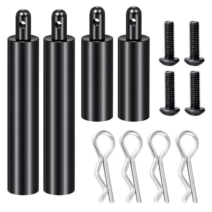 MOHERO 4Pcs Front and Rear Body Post Set RC Car Shell Holder Mounts for Ta-mi-ya 1/10 Clod Buster 4×4×4 RC Rock Crawler Truck Upgrade Parts