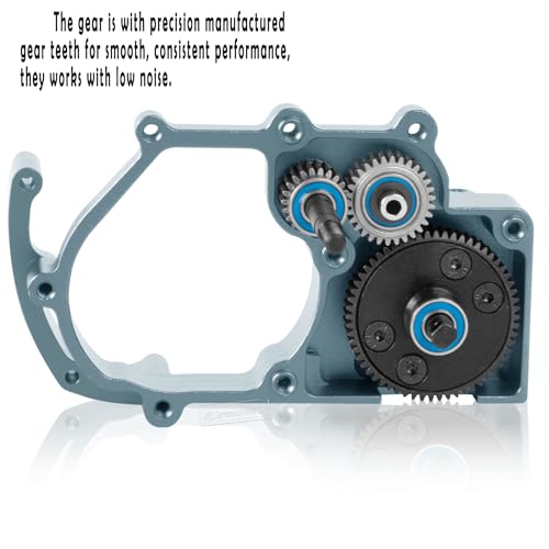 RC Transmission Gear Upgrades Part for 1/10 Slash 2WD VXL,Rustler/Stampede/Bandit 2WD VXL XL-5,Steel Transmission Gear for Gearbox,Black