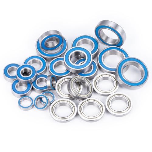 24pcs Steel Sealed Bearings Kit for Losi 1/5 5IVE-T 5T 5IVE-B 5B 4WD | Buggy SCT RC Car Upgrade Parts
