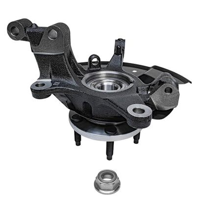 Detroit Axle - AWD Front 4pc Steering Knuckles Kit for 07-10 Ford Edge | Lincoln MKX, Steering Knuckles & Wheel Bearing Hubs Rear Wheel Bearing and Hubs 2007 2008 2009 2010 Replacement - size: 4UW50469/Kit