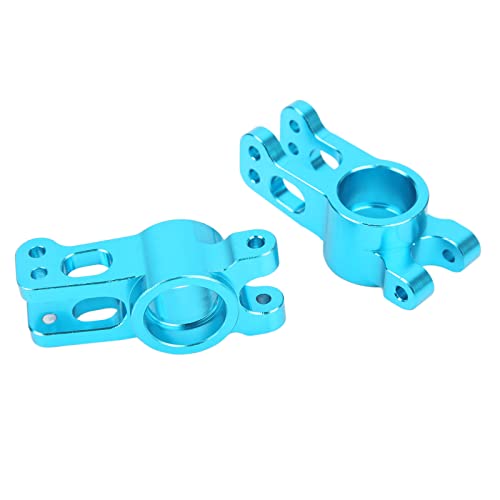 RC Steering Cup Kit High Performance Aluminum Alloy Steering Knuckle Hub Carrier for HSP Unlimited 94762 1/8 RC Car Blue 4PCS Set