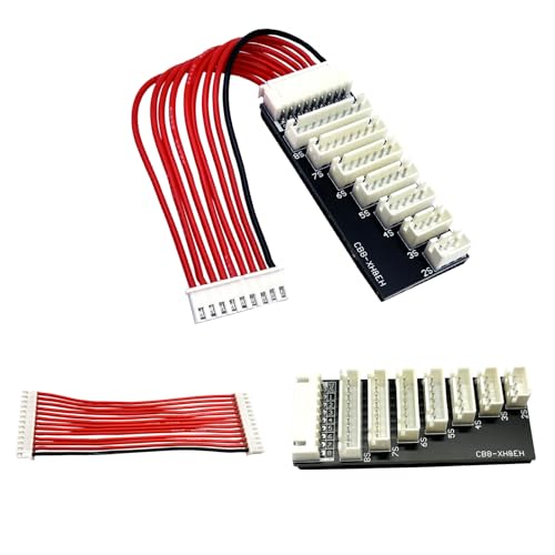 2Packs 2-8S Lipo Battery Balance Board XH Connector Battery Charger Extend Expansion Board Adapter Converter for Icharger 308/406/408 Duo ISDT Charger