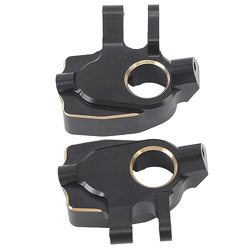 2 Pcs 1/10 RC Crawler Car Front Portal Axles Steering Knuckles for Axial Capra SCX10 III