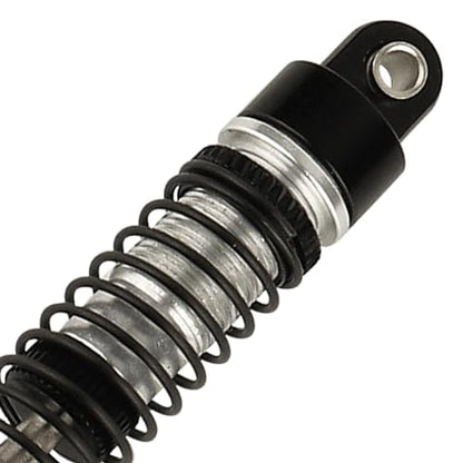 53mm 59mm 66mm 78mm Aluminum Long Threaded Shocks Absorbers Oil Damper for 1/18 RC Crawler TRX4M TRX-4M KUpgrade Parts (53mm-black) - color: 53mm-black