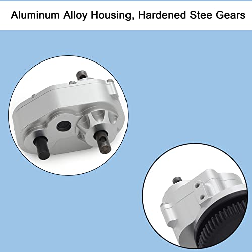 Metal D90 Single Speed Transmission Gearbox with Clockable Motor for 1/10 RC Crawler RC4WD Gelande II FJ40 G2 D110 DefenderTF2 (Transfer Case) - color: Transfer Case