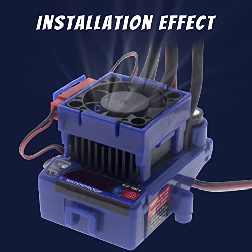 GLOBACT VXL-3s ESC Cooling Fan for 1/10 Traxxas Slash Stampede Rustler 4X4 | Replace 3340