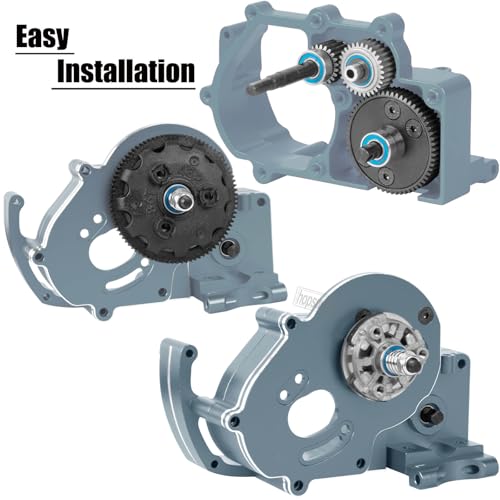 RC Upgrades Part for 1/10 Slash/Rustler/Stampede/Bandit 2WD(VXL),48P 86T Spur Gear&Slipper Clutch&Differential Transmission Gear&Slipper Rebuild Kit&Pressure Plate Hops up,Red - color: Red-48P&86T