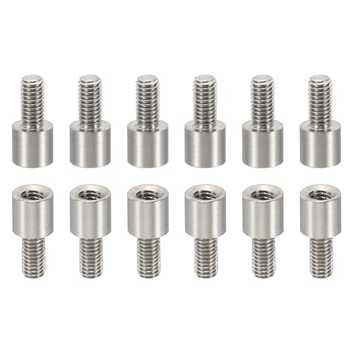 PATIKIL 12pcs M3 Standoffs, M3 5+6mm Spacer Standoffs Steel Threaded Standoffs Screws Kit 3mm ID 5mm OD Metric Male Female Thread Adapters for Circuit Board PCB RC Drones Motherboard - size: 5+6mm L