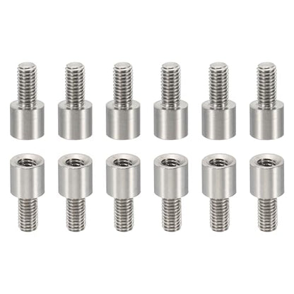 PATIKIL 12pcs M3 Standoffs, M3 5+6mm Spacer Standoffs Steel Threaded Standoffs Screws Kit 3mm ID 5mm OD Metric Male Female Thread Adapters for Circuit Board PCB RC Drones Motherboard - size: 5+6mm L