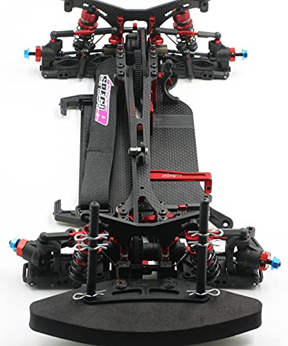 GTBRacing SPEC-R R1 1:10 Scale RC 1/10 Electric Touring Car 4WD Carbon Fiber Main Chassis Body Frame Component Kit (DIY)