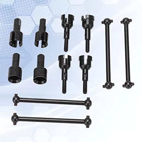 RC Dog Bone Drive Shaft,RC Dogbone Adapter Diff Cup Joint Axle as RC Car Truck Parts Replacement for A949 A959 A969 A979 (Black)