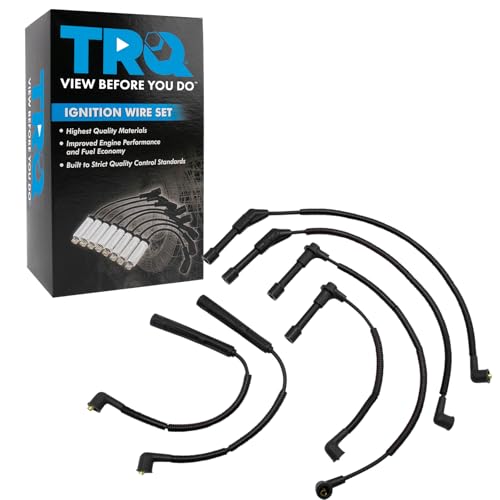 TRQ Engine Ignition Spark Plug Wire Kit Set - style: IWA69101